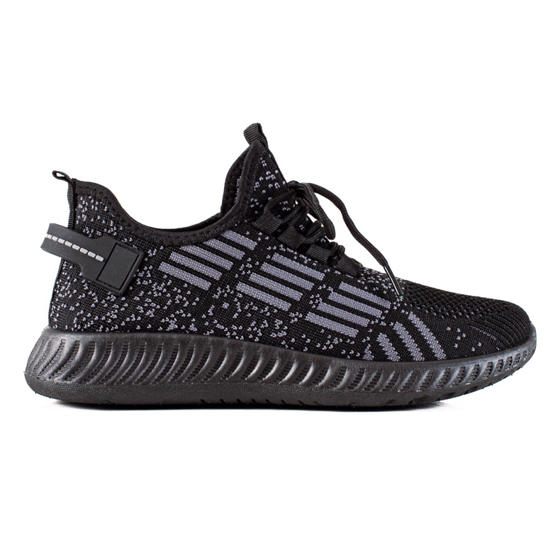 TRENDI Sneakers leggere allacciate nero
