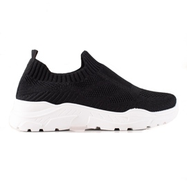 Bestelle Sneakers slip-on in tessuto nero