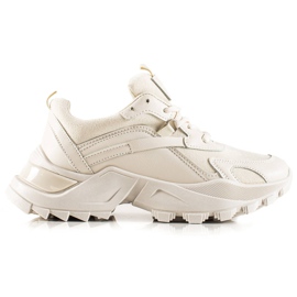 TRENDI Sneakers alla moda beige