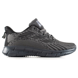 Bona Scarpe sportive traforate nero