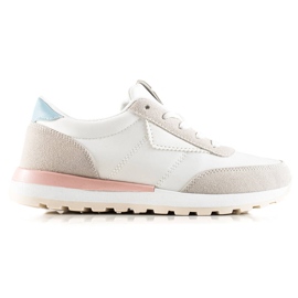 TRENDI Scarpe sportive colorate bianca multicolore