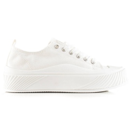 Seastar Sneakers bianche sulla piattaforma bianco