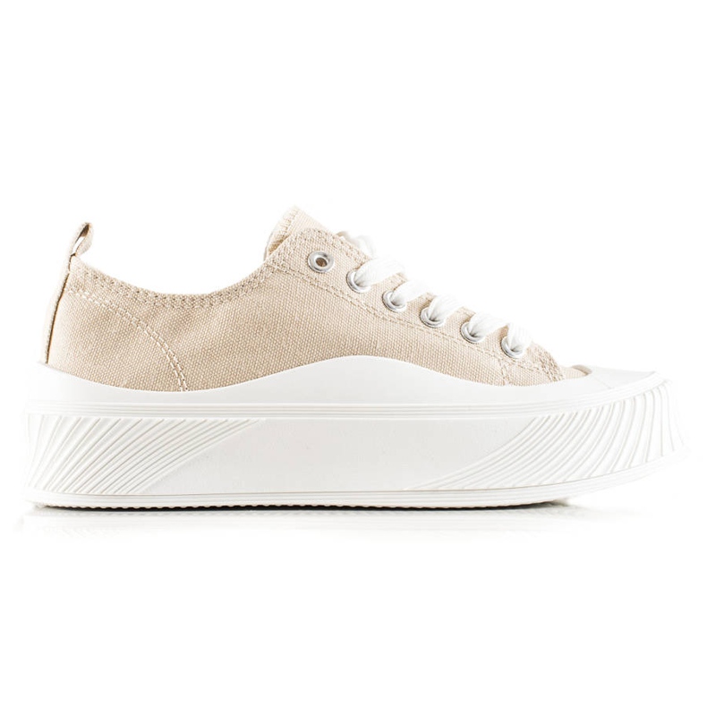 Seastar Sneakers beige sulla piattaforma