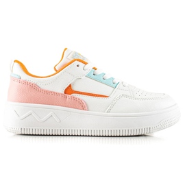 TRENDI Scarpe da ginnastica bianche alla moda bianco multicolore