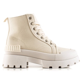 Seastar Sneakers Alte Alla Moda Sulla Piattaforma beige