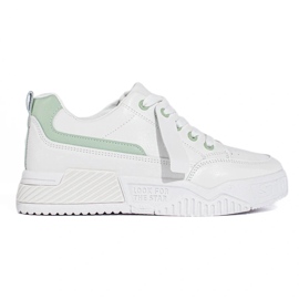 TRENDI Sneakers Con Moda In Ecopelle bianco
