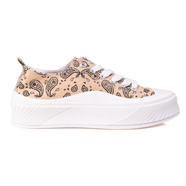 Seastar Sneakers di design alla moda beige nero