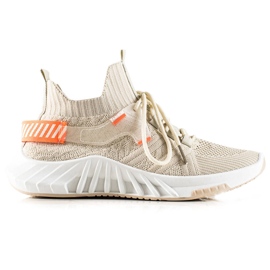 Weide Sneakers in tessuto alla moda beige