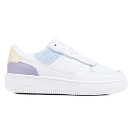 Sneakers classiche sulla piattaforma bianco