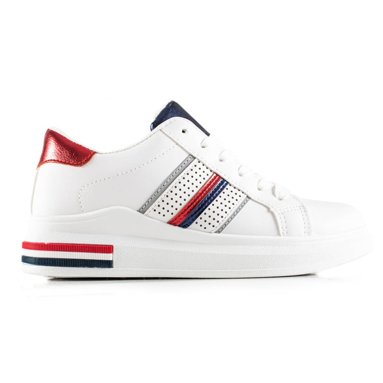 TRENDI Scarpe sportive bianche casual bianca