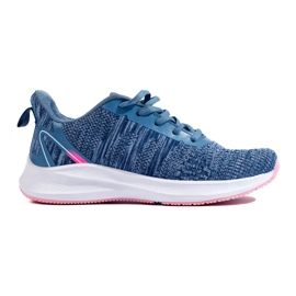 Scarpe sportive in tessuto blu