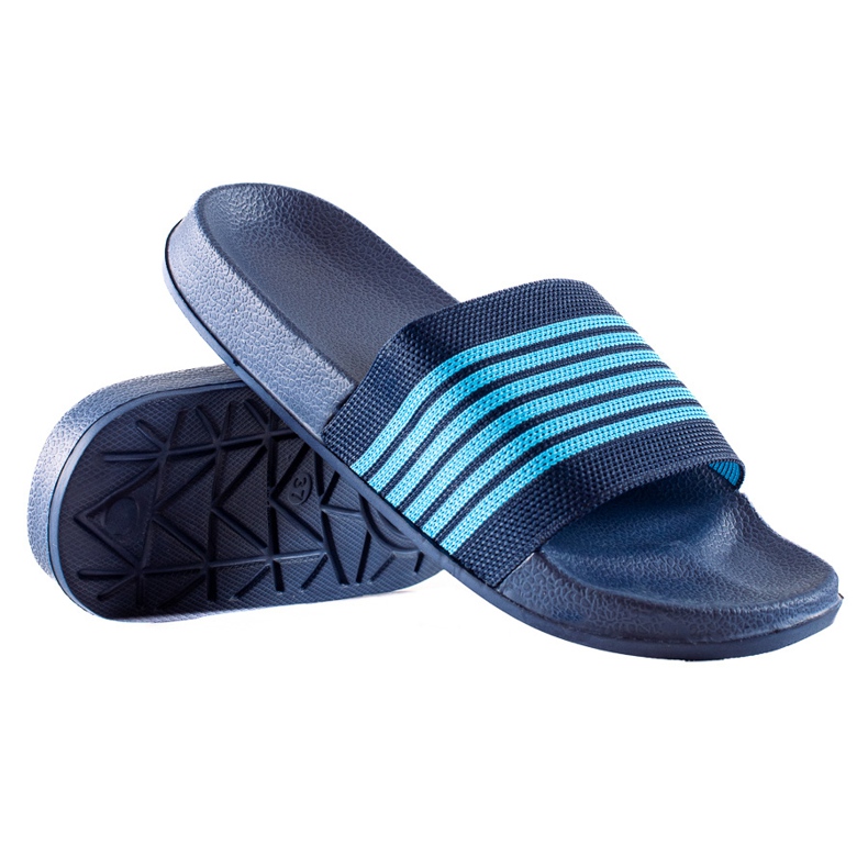 SUPER COOL Ciabatte a righe blu