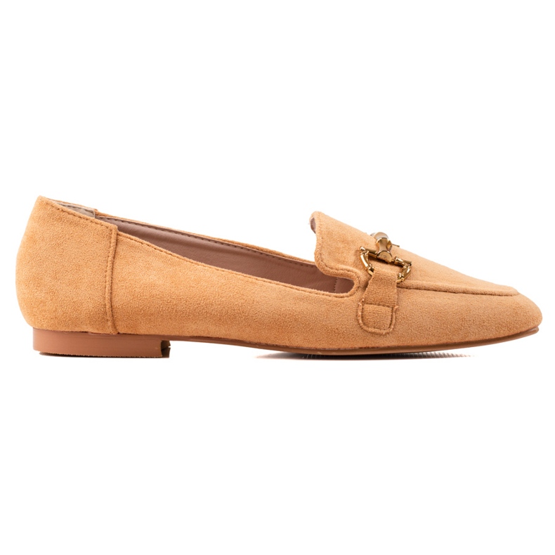 Lovit Mocassini eleganti in pelle scamosciata marrone