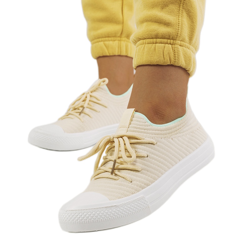 Sneakers Medina da donna beige