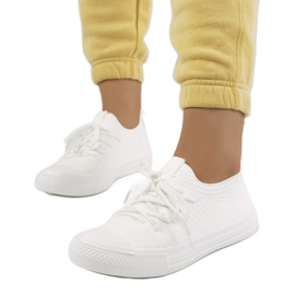 Sneakers da donna Medina bianche bianca
