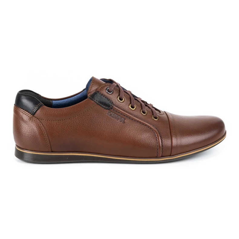 Kampol Scarpe casual da uomo in pelle 39/74KAM marrone