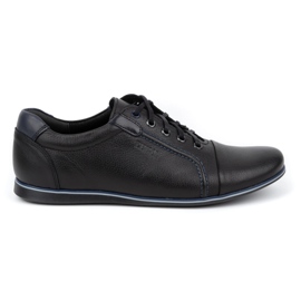 Kampol Scarpe casual da uomo in pelle 39 / 5KAM nere nero