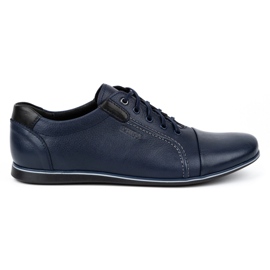 Kampol Scarpe casual da uomo in pelle 39 / 63KAM blu navy