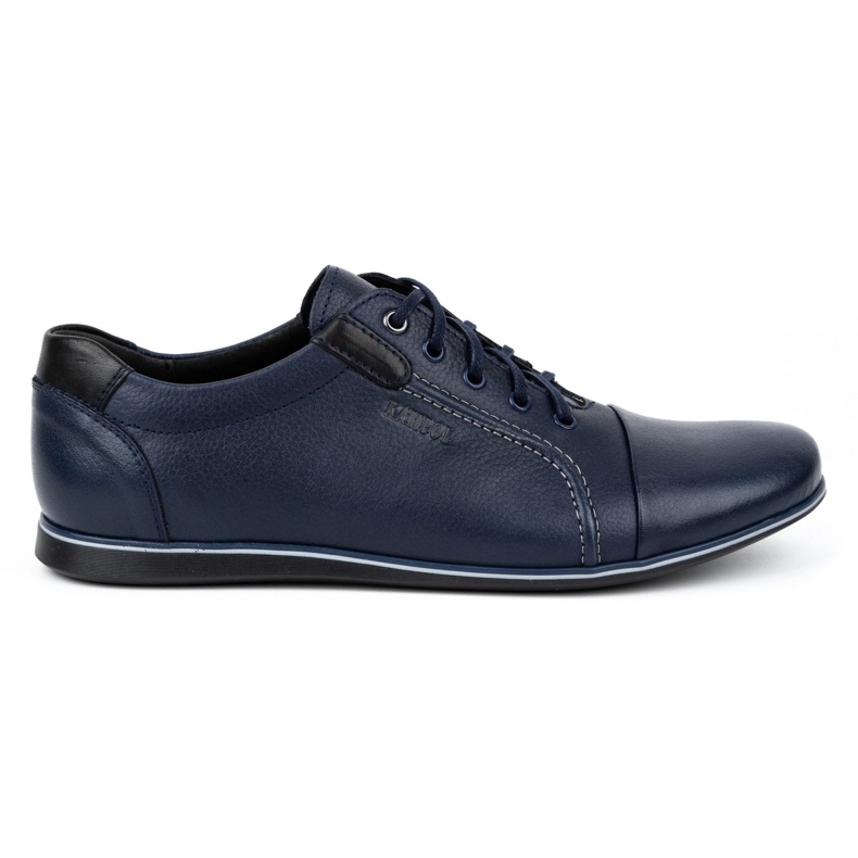Kampol Scarpe casual da uomo in pelle 39 / 63KAM blu navy