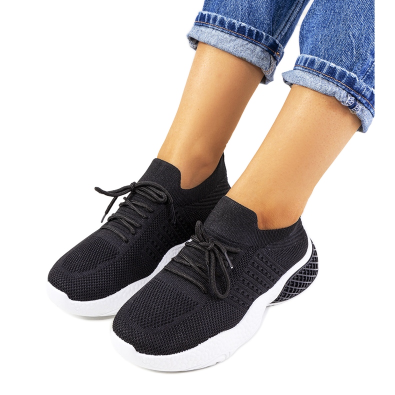 Sneakers sportive nere Donatil nero
