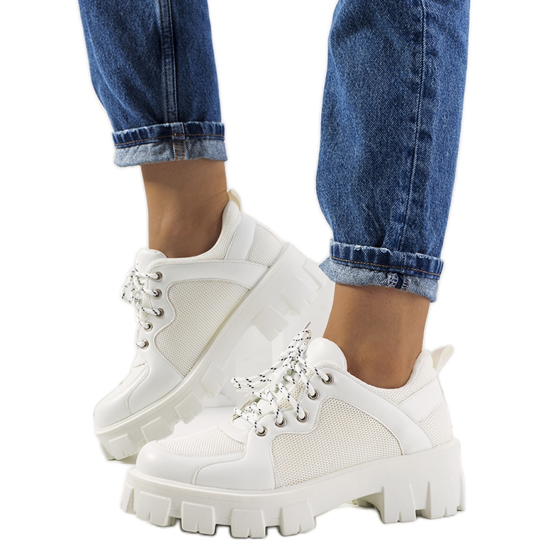 Sneakers bianche da donna Bernic bianca