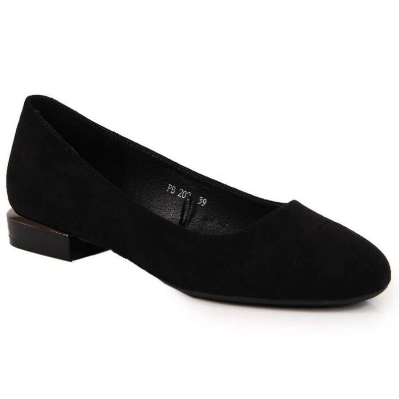 Ballerine in camoscio Sergio Leone W SK361A nere nero