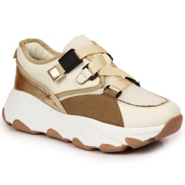 Sneakers sulla piattaforma Potocki W WOL55 crema beige