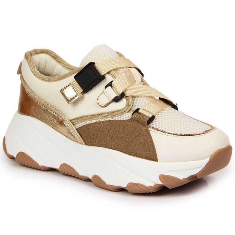 Sneakers sulla piattaforma Potocki W WOL55 crema beige