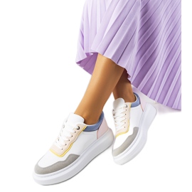 Sneakers bianche da donna Selma Blue bianco
