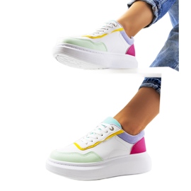 Sneakers Selma Purple da donna bianche bianca