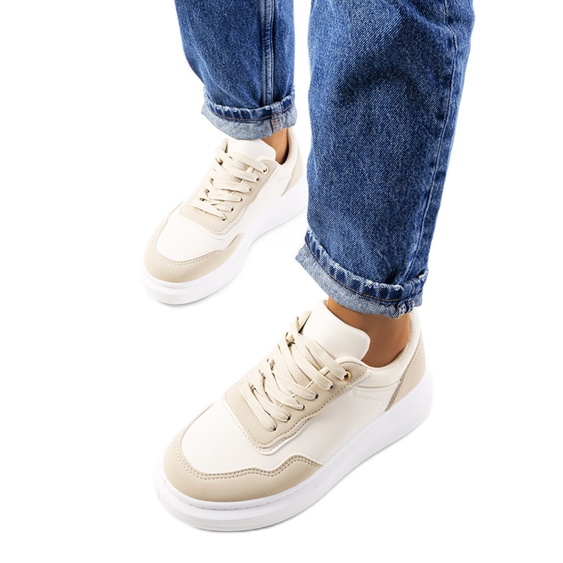Sneakers da donna Selma beige