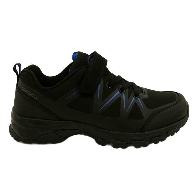 American Club Scarpe Sportive Americane Softshell Con Velcro WT95/22 nero