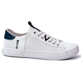 Sneakers da Uomo in Pelle Big Star JJ174226 Bianche bianco