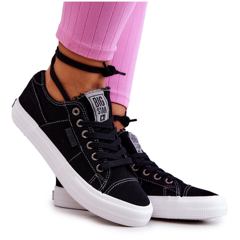 Sneakers da donna Big Star JJ274098 Sneakers nere nero