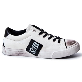 Sneakers da Uomo Big Star JJ174248 Sneakers Bianche e Nere bianco