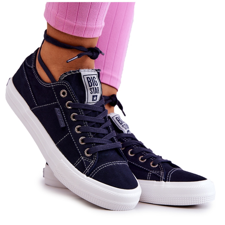 Sneakers da donna Big Star JJ274099 Sneakers blu navy