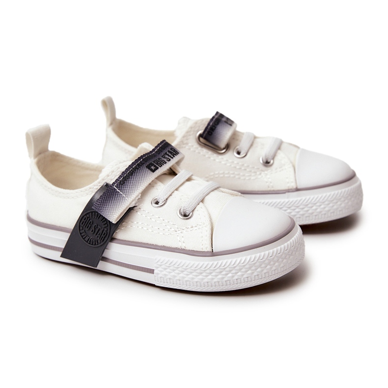 Sneakers basse da bambino Big Star JJ374075 Bianche bianca