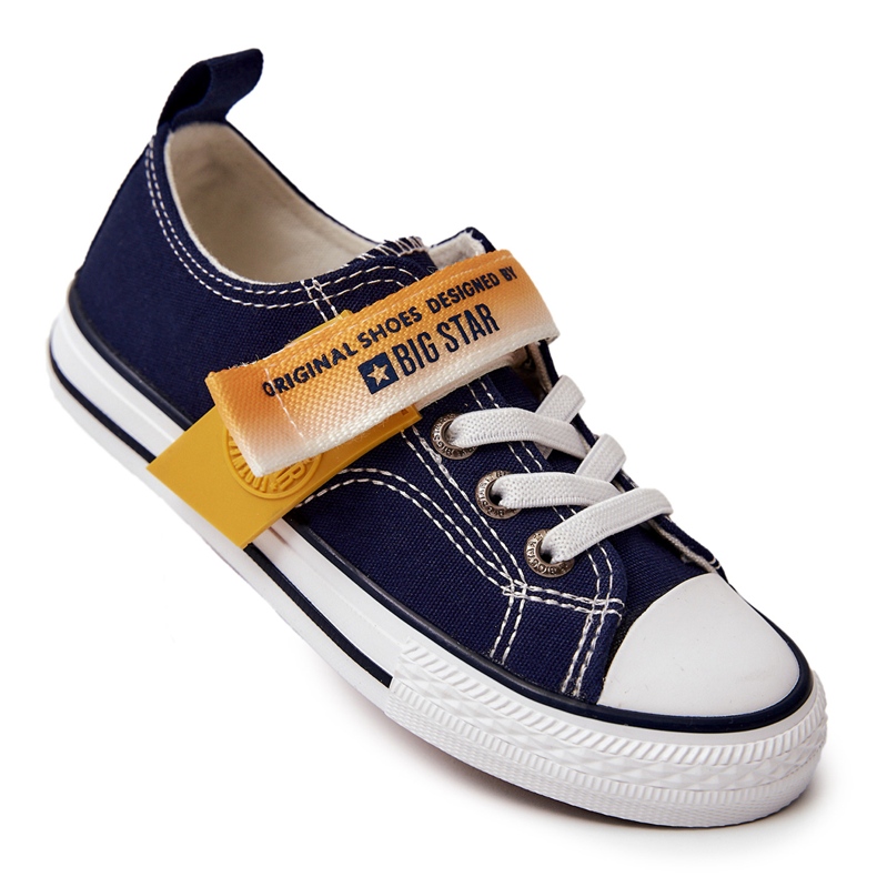 Sneakers basse da bambino Big Star JJ374072 Blu Navy