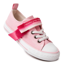 Sneakers basse da bambino Big Star JJ374073 Rosa