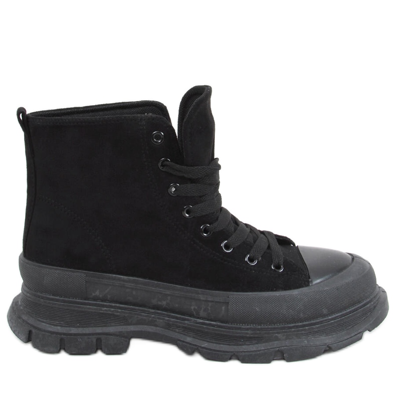 Sneakers alla caviglia da donna Yara Black nero