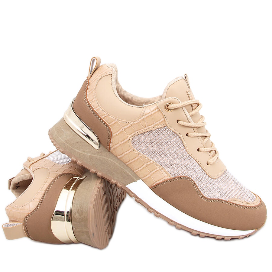 Calzature sportive da Teona Khaki donna beige