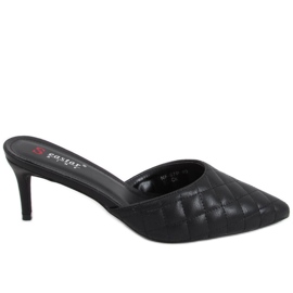 Stiletti trapuntati Gloria Black nero