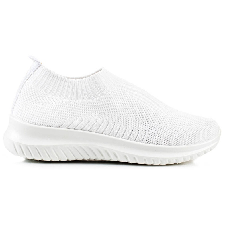 TRENDI Comode scarpe slip-on bianca