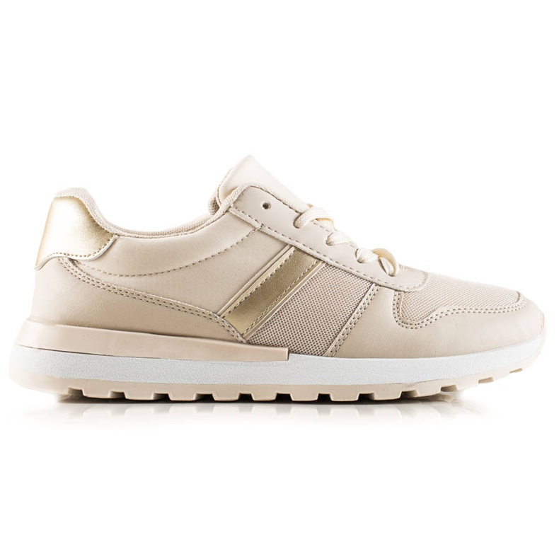 TRENDI Sneakers alla moda con rete beige