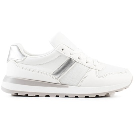 TRENDI Sneakers alla moda con rete bianco