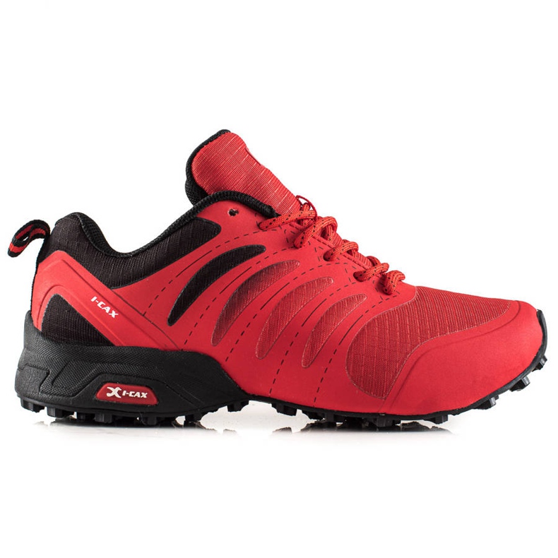 TRENDI Comode scarpe da trekking rosso