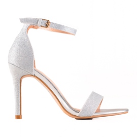 Vinceza Tacchi alti argento con glitter VICEZA d'argento grigio