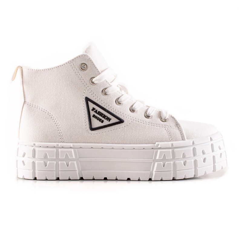 TRENDI Scarpe di alta moda bianca