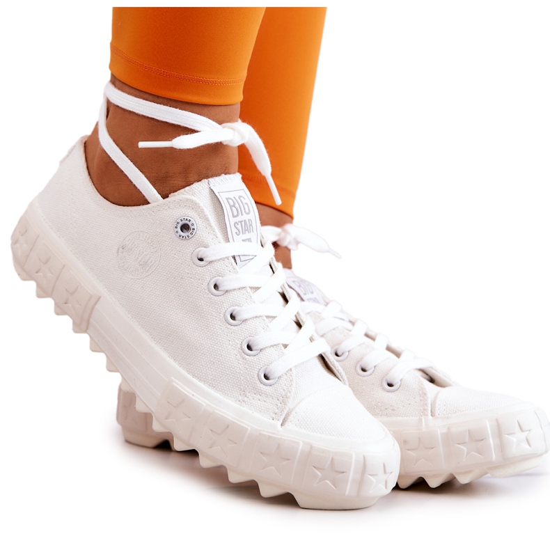 Sneakers da donna Big Star JJ274509 Bianche bianca