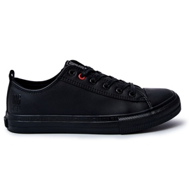 Sneakers da uomo in pelle Big Star JJ174005 nere nero